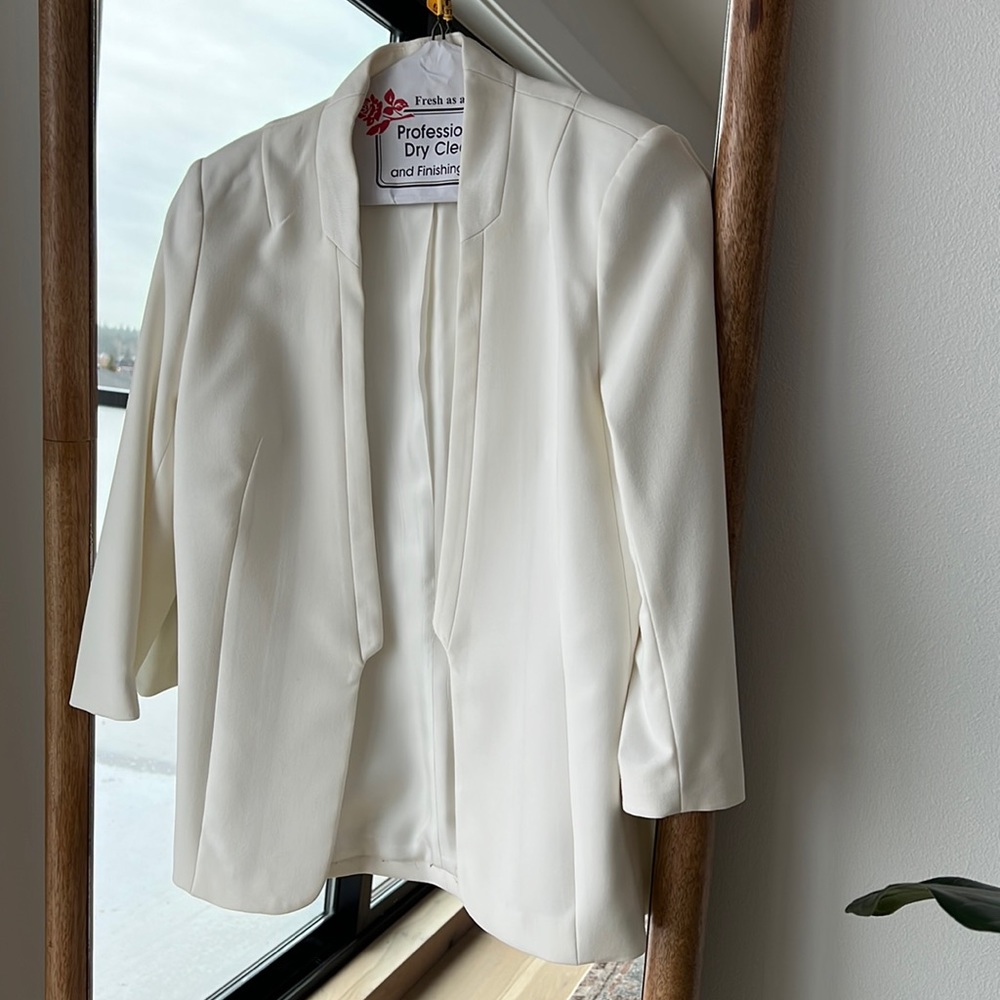 White blazer